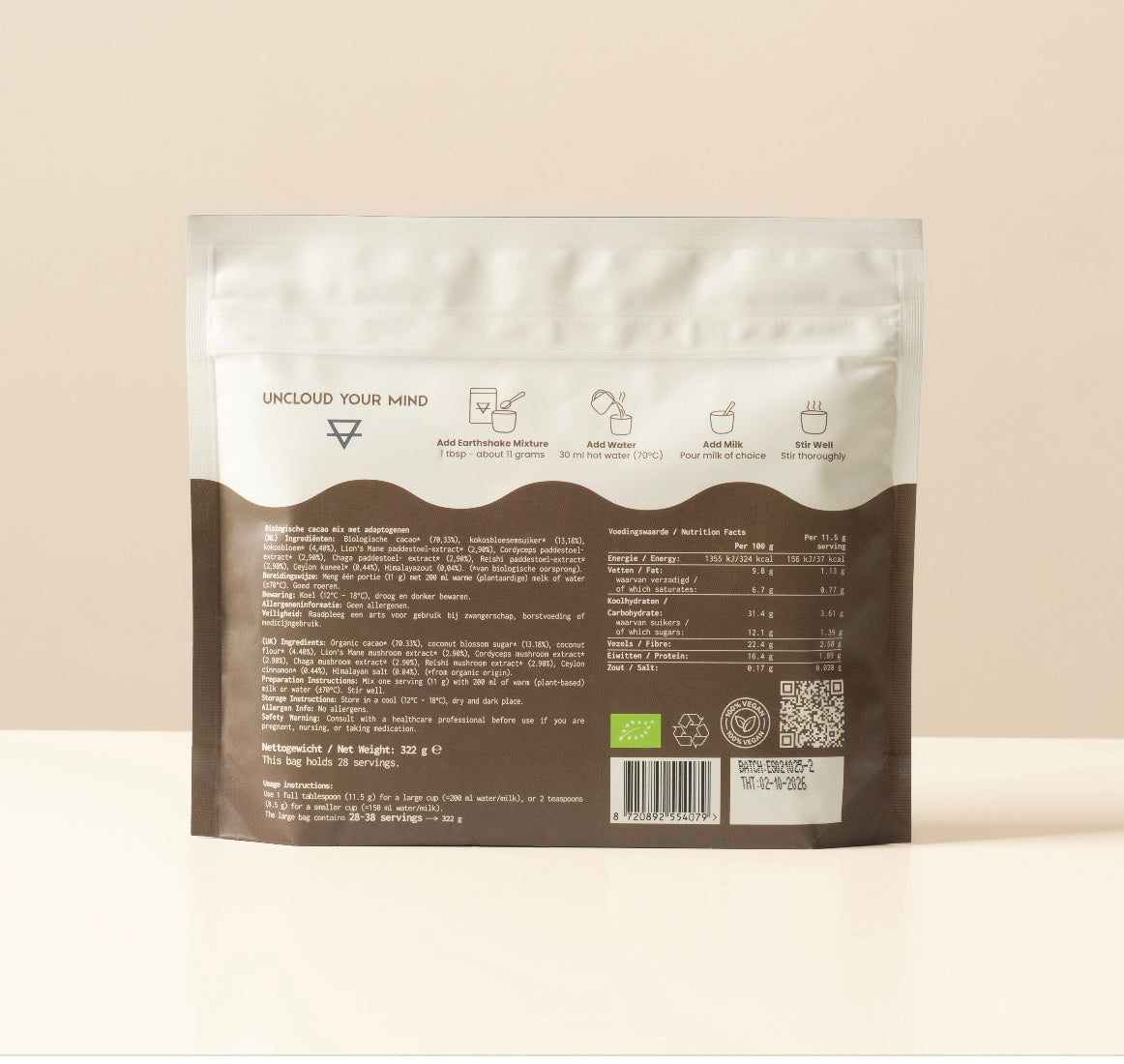 Functional Cacao (322 g) | Earthshake