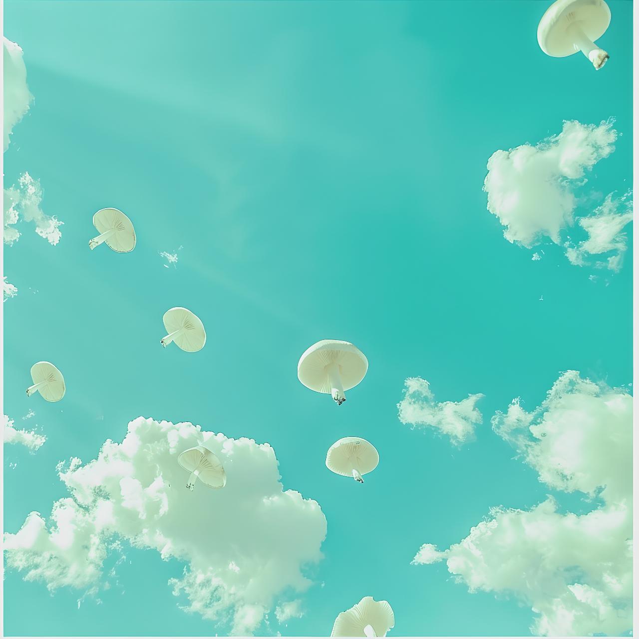 A variety of organic functional mushrooms – including Lion’s Mane, Chaga, Reishi, and Cordyceps – known for their cognitive, immune, and energy-enhancing benefits in natural supplements