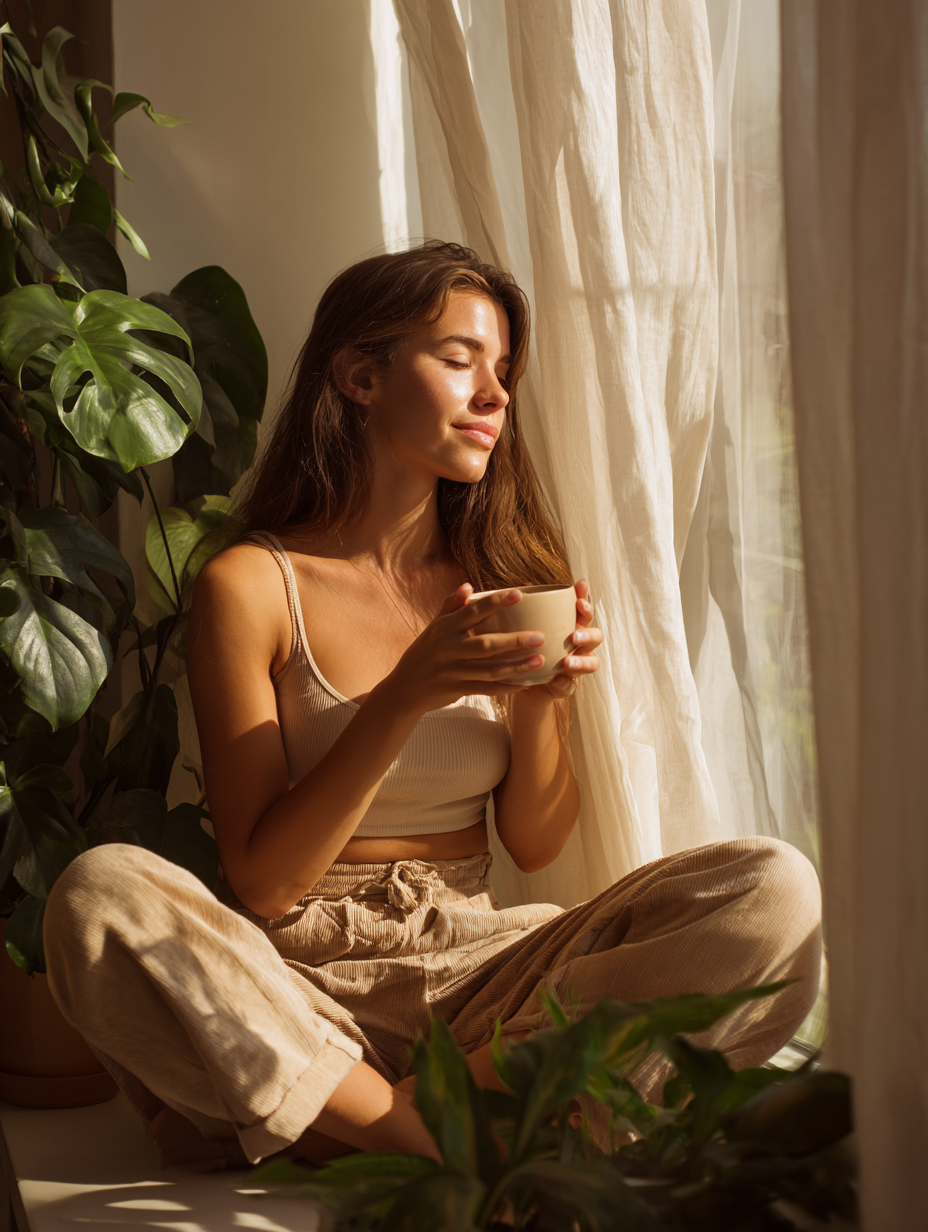 Calm energy, elevated ritual